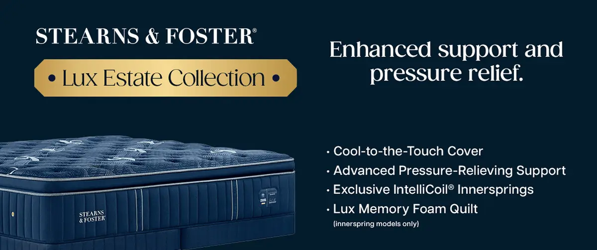 Stearns & Foster Lux Estate mattress pressure relief