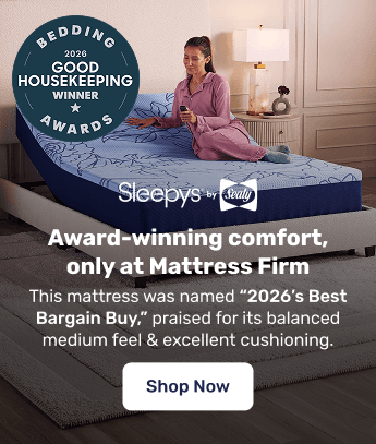 Sealy Posturepedic mattress voted 2026 Best Ergonomic and Durable Support, Good Housekeeping Award winner